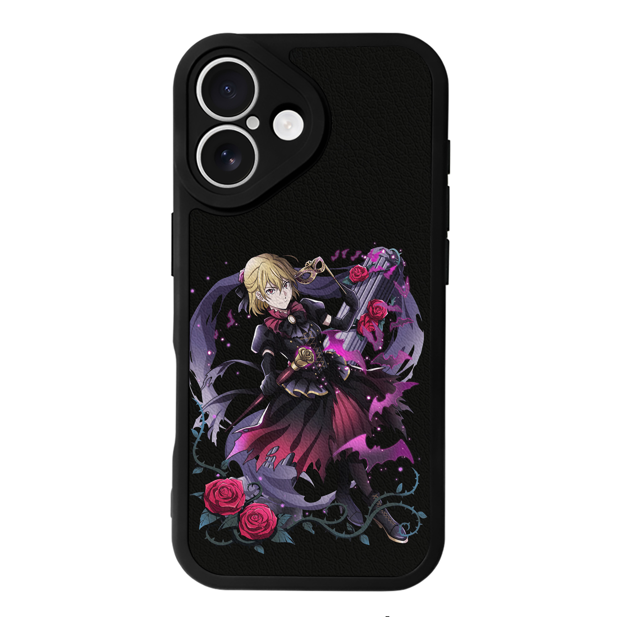 （画像用） 文豪ストレイドッグス Bungo Stray Dogs 【iPhone 16シリーズ対応】シリコンスマホケース（レザー調） 材質：シリコン